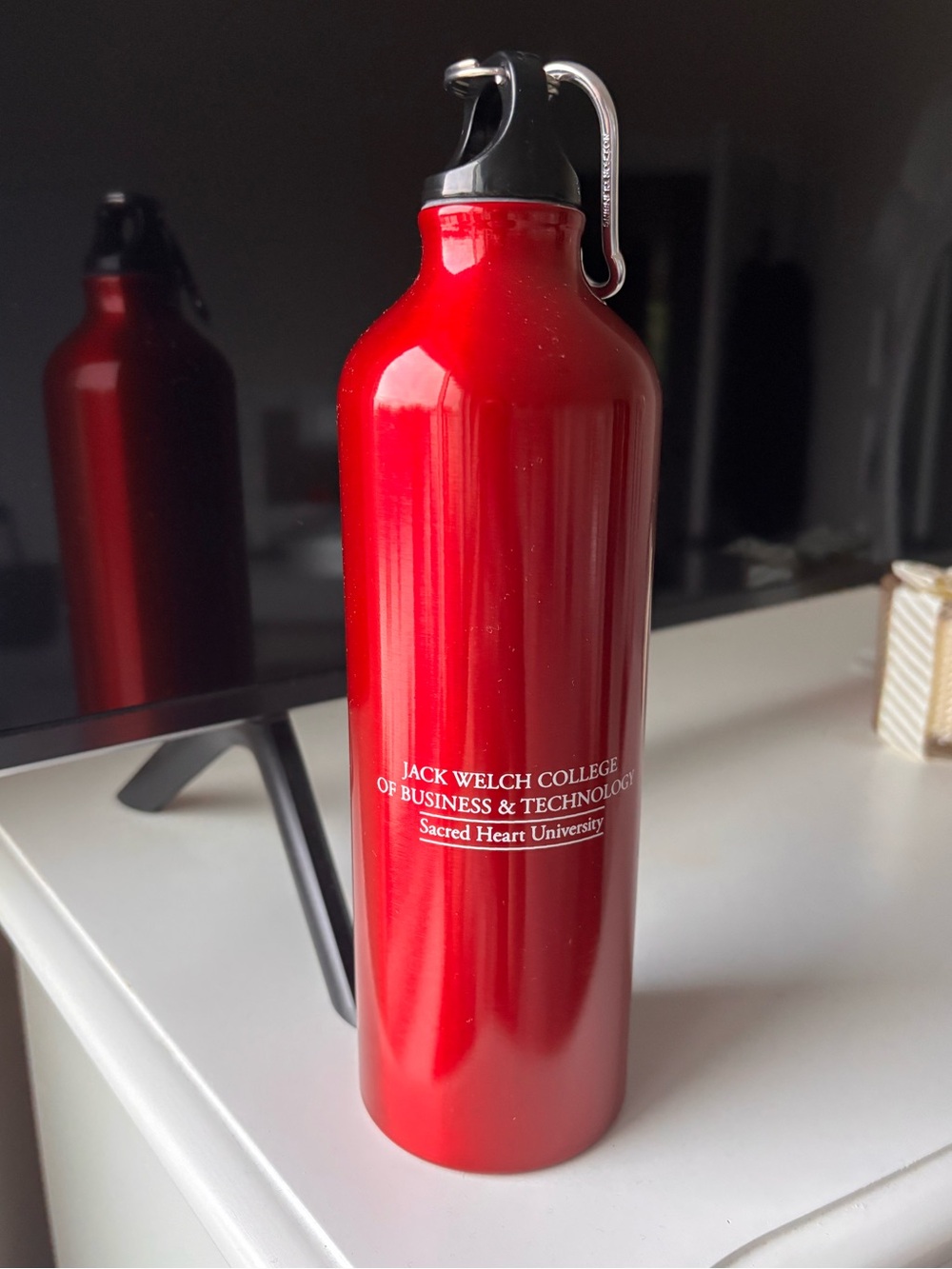 Sacred Heart University Jack Welch College of Business Water Bottle Thermos NEW